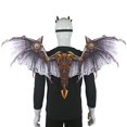 thumbnail image 2 of Halloween Dinosaurio Dragon Mask Set Costume Cosplay Animal Mask Wing Accessory, 2 of 3
