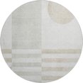 thumbnail image 2 of Addison Rugs Mayfield Premium Machine Washable Transitional Geometric Linen Round Rug, 8' x 8', 2 of 6