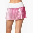 thumbnail image 3 of Lucky In Love Women`s Dazzle Pleated Tennis Skort (  LARGE Shocking Pink  ), 3 of 4