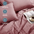thumbnail image 4 of Bare Home 7-Piece Heathered Bed in a Bag, Queen, Heather Rosewood, 4 of 10