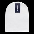 thumbnail image 1 of Decky 614-WHT Bonnets Courts en Acrylique, Blanc, 1 of 1