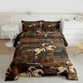 thumbnail image 2 of Manfei Sourthwest Cowboys Bedding Comforter Set,Pold Barn Door Twin Comforter Sets,Rustic Farmhouse Cabin Bedding Set For Teens,Luxury Bedroom Decor,2pcs, 2 of 8