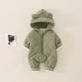 thumbnail image 2 of HIPYLO Boys 3 in 1 Winter Coat 2t Boys Winter Boys' Button-down Shirts 3-6 Month Girl Clothes Baby Boy Winter Clothes 6-9 Months 9-12 Month Boy, Green 12-18 Months, 2 of 5