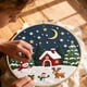 thumbnail image 3 of Conjunto Bordado Kit de bordado navideño para manualidades con motivos florales europeos, ideal para crear arte mural hecho a mano (20 cm, 1 pieza). Rkxzt, 3 of 9