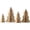 Khaki, variant on Wiywef 3D Honeycomb Paper Christmas Trees Set of 4 - Tabletop Centerpiece Decor