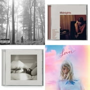Folklore (X) & Midnights (X) (Blood Moon CD) & Tortured Poets Department (X) (Manuscript- Bonus Track) & Lover (Deluxe) (Version 4)