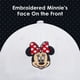 thumbnail image 3 of Gorra de béisbol Disney Minnie Mouse blanca de algodón unisex, 3 of 6