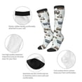 thumbnail image 6 of Easygdp Tractor and Dumper Soccer Socks Sport Knee High Socks Calf Compression Athletic Socks for Men and Women, 6 of 9