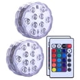 thumbnail image 1 of Submersible LED Lights with Remote RF Full Waterproof Pool Lights for Pool Color Changing Underwater Lights, 1 of 8