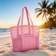 thumbnail image 2 of Beach Bags for Women,Mesh Beach Bag for Women,Beach Tote Large Foldable Mesh Swim Bag with Pockets | Sandproof | Waterproof, 2 of 6