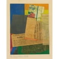 thumbnail image 3 of Kurt Schwitters 12x14 Black Modern Framed Museum Art Print Titled - Without Title (Money) (1929), 3 of 5