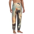 thumbnail image 4 of Kdxio Sunshine Cloud Kitten Pattern Joggers,Sweatpants for Men with Pockets-Large, 4 of 5