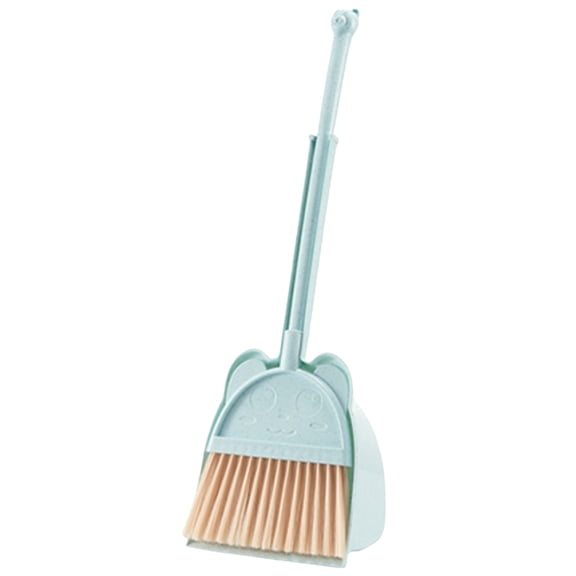 Kids Cleaning Playset Comfortable Grip Broom and Dustpan Cleaning Tool for Girls