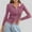 Pink, variant on SHITINN Women's Double Zip Ribbed Knit Cardigan Tight Fitting Crop Top with Collar Short Sleeve Tunic Tops for Women Summer Shirts for Women Womans Tops