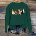 thumbnail image 2 of WEAIXIMIUNG Sweatshirts à Col Rond Graphiques pour Femmes Pull à Capuche Imprimé Lettre Col Rond pour Automne & Hiver, 2 of 3
