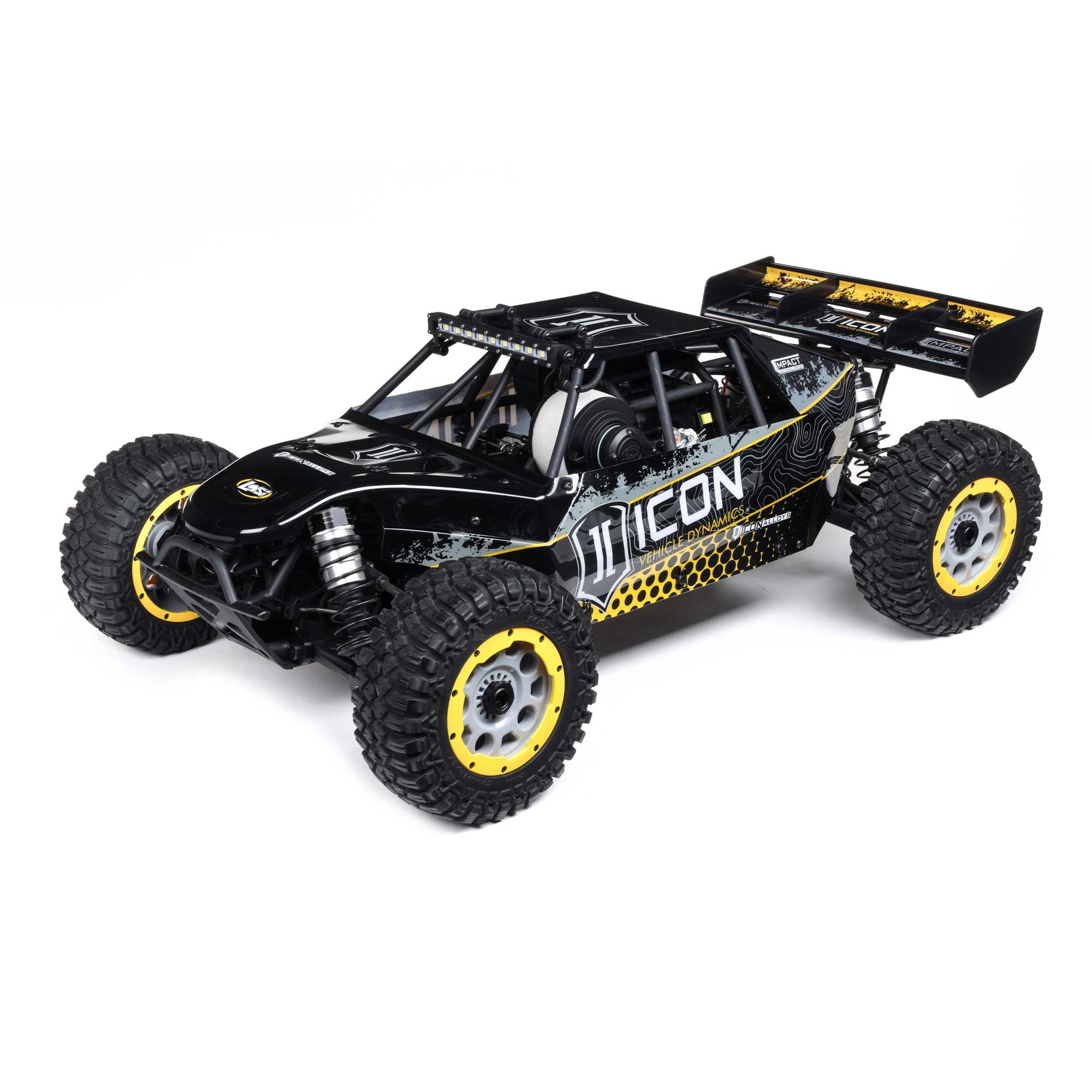 Levendig circulatie tekst Losi RC Truck 1/5 DBXL 2.0 4 Wheel Drive Gas Buggy RTR Charger Fuel and  2-Cylcle Oil Not Included ICON LOS05008T1 Trucks Gas RTR Other - Walmart.com