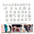 thumbnail image 3 of Decoración de letras del alfabeto fácil de instalar ligera 37 piezas decoración de zapatos con agujeros para bolsas de ropa DIY Anggrek Otros, 3 of 8
