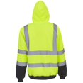 thumbnail image 3 of Hombres Hi Vis Viz Alta Visibilidad Seguridad Trabajo Sudadera con capucha Sudadera con capucha, 3 of 4
