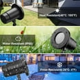thumbnail image 4 of SGOKEEN Christmas Projector Light, Laser Lights,Christmas Outdoor Decorations,16 Dynamic Multi-image,Black, 4 of 12