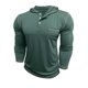thumbnail image 4 of MHFRRA Sudadera con Capucha y Manga Larga para Entrenamiento Deportivo, Ideal para Uso Informal y Deportes Al Aire Libre Verde, 4 of 6