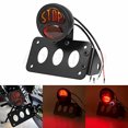 thumbnail image 3 of Soporte para placa de matrícula para motocicleta con luz LED, 3 of 14
