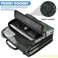 thumbnail image 6 of Dark Green Roses Printed Zipper Binder with Handle&Shoulder Strap 2 inch 3 Ring 500+300 Sheet Capacity File Folder Organizer, 6 of 8