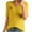 Yellow-04, variant on Mittory Henley Shirts for Women Short Sleeve Button Up V Neck Slim Fitted Sweaters Ribbed Knit Fall Tops