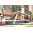 thumbnail image 5 of Grifo de cocina hansgrohe Zesis de acero inoxidable con pulverizador, 5 of 5