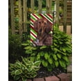 thumbnail image 2 of Dachshund Candy Cane Holiday Christmas Garden Flag, 2 of 2