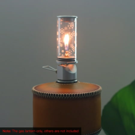 Camping Lamp Butane Gas Lantern Garden Yards Holiday Mood Light Mini ...