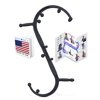 Body Back Buddy Elite Handheld Manual Massage Cane USA Made-Full Body Pressure & Trigger point massage tool for Deep Tissue Pain Relief -Dual Massage Hooks for Back, Shoulder, Neck (Black)