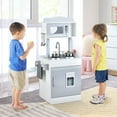 thumbnail image 4 of Costway Kids Kitchen PlaySet Pretend Wooden Play Kitchen with IceDispenser&Stovefor Toddler, 4 of 10