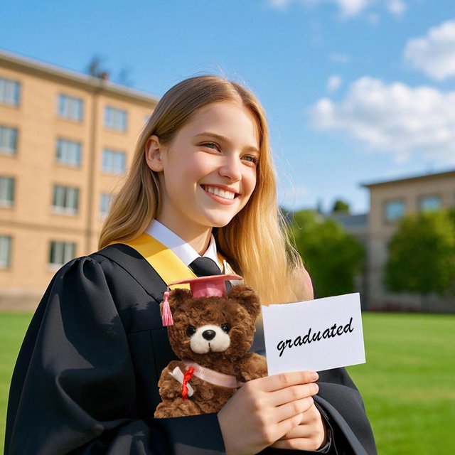 Graduation Hat Doll - Cotton Plush Graduation Souvenir Gift, Soft Stuffed Toy for Graduates, Decorative Collectible for Home & Ceremony, Perfect Graduation Photo Prop, 7.1 Inch Keepsake Doll