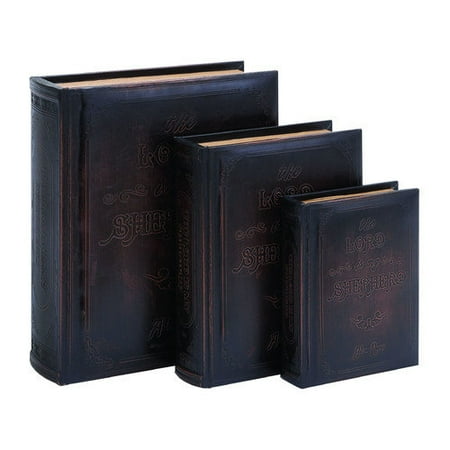 Benzara 55714 Lord Is My Shepherd Book Box Set In Smooth Leather