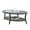 Gray, variant on Roundhill Furniture Perth Contemporary Wood Oval Coffee Table in Gray