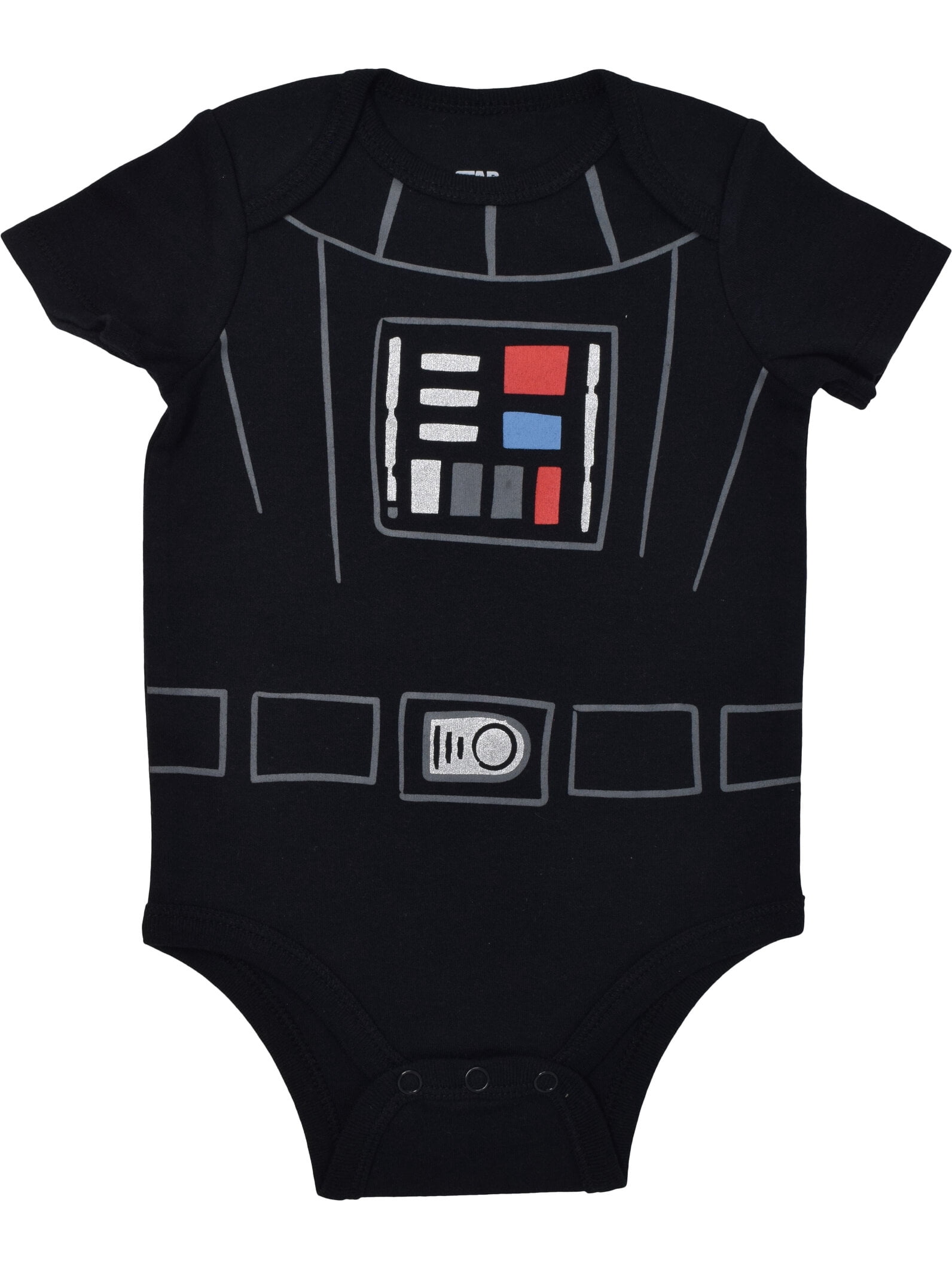 Star Wars Baby Boy or Girl 5-Pack Short Sleeve Bodysuits Star Wars Red Black
