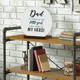 thumbnail image 7 of LifeSong Milestones Round Sign with Base Fathers Day Gift Ideas for Dad, 7 of 7