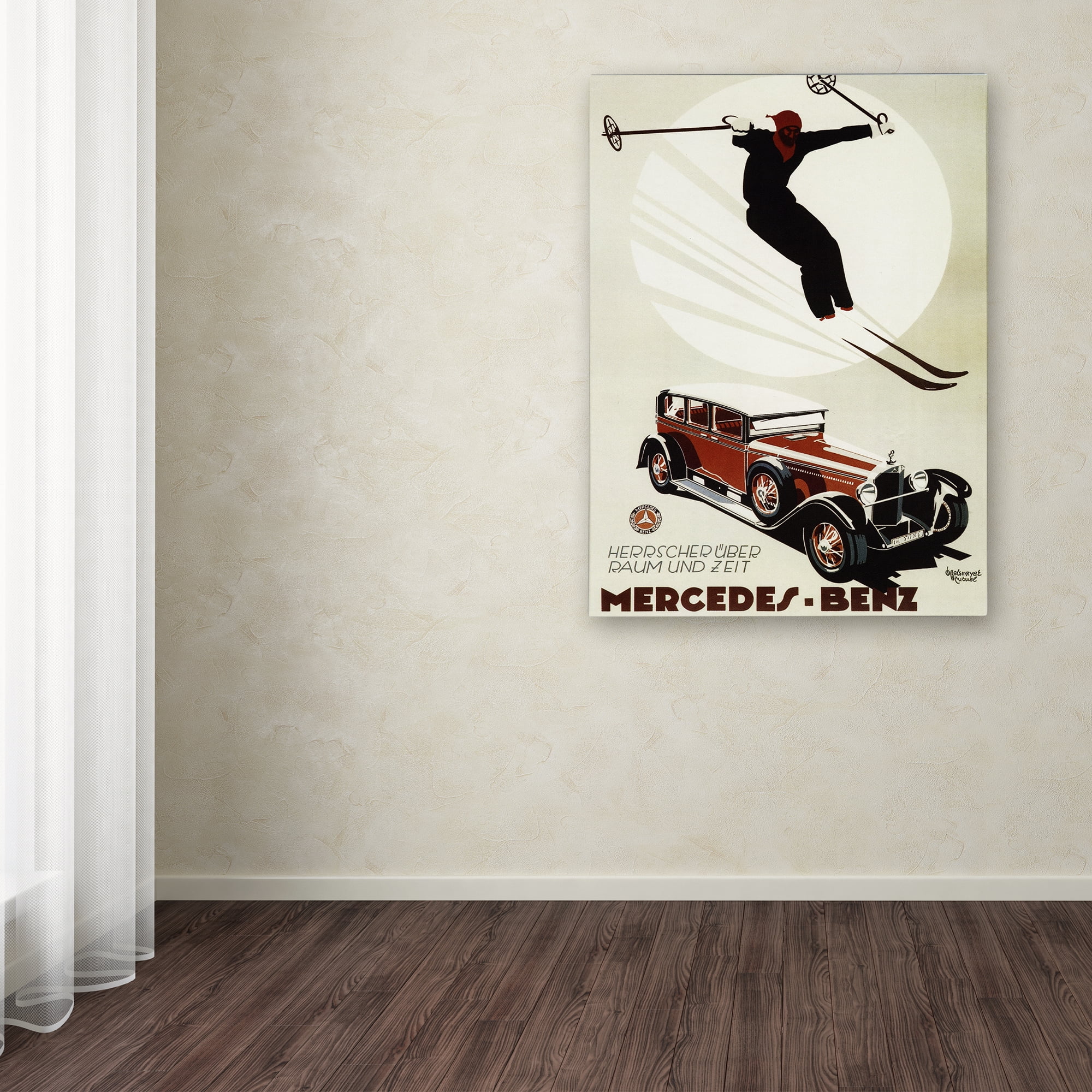 Trademark Fine Art 'Advertisement' Canvas Art by Lantern Press