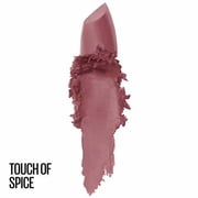 Maybelline Color Sensational The Mattes, Matte Finish Lipstick Makeup, Touch Of Spice, 0.15 oz.
