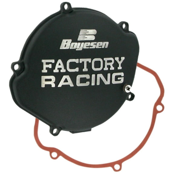 Boyesen Factory Clutch Cover | Black | 1987-1999 CR125R (CC01B)