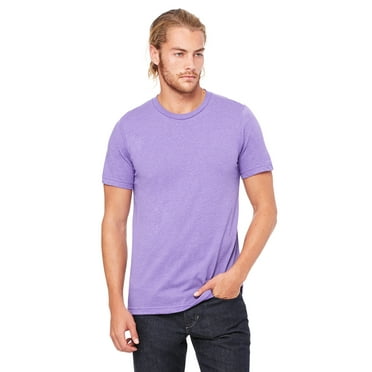 Bella   Canvas Unisex Jersey Short Sleeve Tee , 3001CVC , HTHR TEAM PURPLE , X-Large