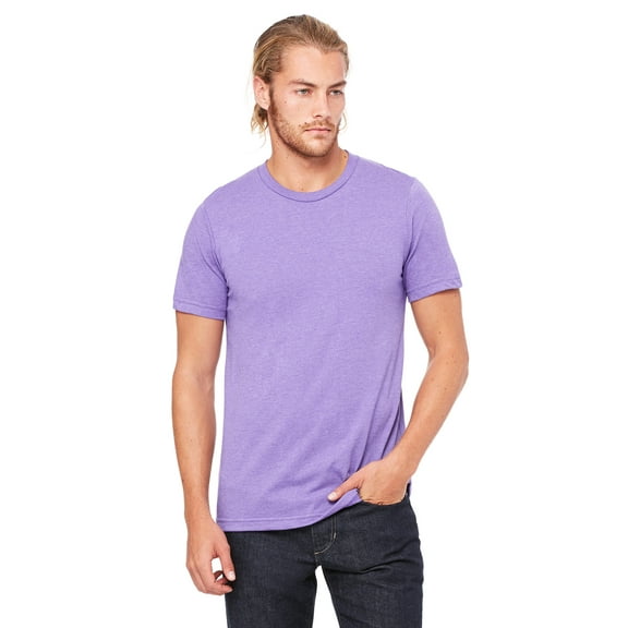 Bella Canvas Unisex Jersey Short Sleeve Tee , 3001CVC , HTHR TEAM PURPLE , X-Large