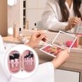 thumbnail image 6 of Unique Bargains Makeup Brush Set Versatile Makeup Brushes Kit Makeup Brushes Powder Puff Complete Makeup Needs Coverage Pink 14 Pcs, 6 of 6