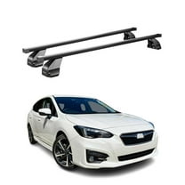 Fix Point Roof Racks Top Cross Bars for Subaru Impreza 2017-2023 Black 2Pcs
