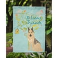 thumbnail image 3 of Carolines Treasures BB7578GF Welcome Friends German Shepherd Flag - Garden Size, 3 of 3