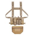 thumbnail image 3 of Aparejo portátil del chaleco del pecho con el chaleco al aire libre de los multibolsillos que acampa senderismo Caqui Soledad Bolsa de chaleco Molle, 3 of 9