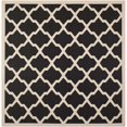 thumbnail image 1 of Safavieh Courtyard Tapis Intérieur Extérieur Noir - Carré 5 Pieds3 Pouces, 1 of 4