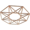 thumbnail image 2 of Ekena Millwork 24"OD x 9 3/8"ID x 3/8"T Guardian Wood Fretwork Pierced Ceiling Medallion, Cherry, 2 of 12