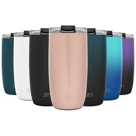 Simple Modern 16oz Voyager Travel Mug Tumbler w/ Clear Flip Lid & Straw