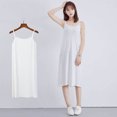 thumbnail image 1 of 2024 Femmes Femme Robe d'Été Bas en modal Jupe à Bretelles Jupon pour Femmes Longueur Moyenne Ample Sans Manches Robe Débardeur Robes QZX, 1 of 6